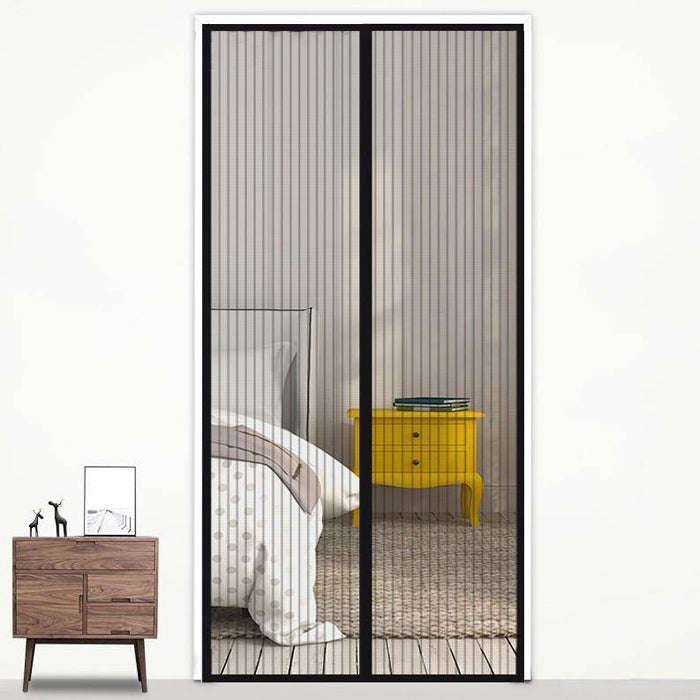 Magnetic Door Curtain Mosquito-proof Screen Door Curtain, Size:210x100cm, Size:210x100cm(Black), ...