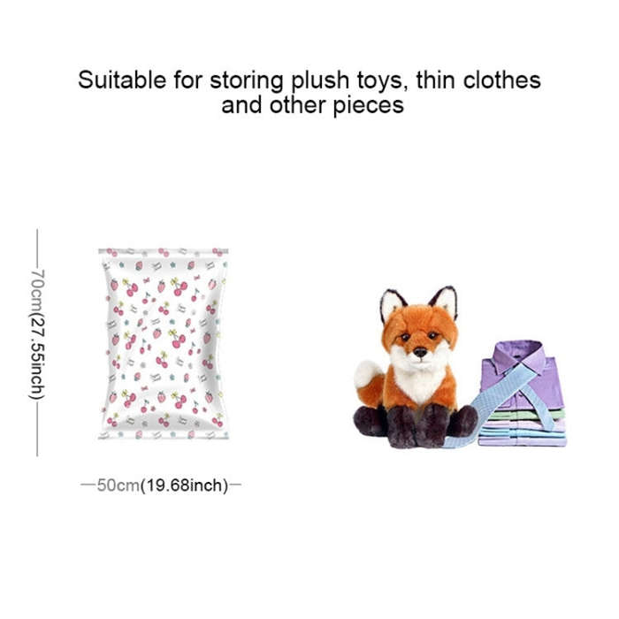 4PCS Space Saving Candy Color Pattern Vacuum Storage Bag, Explosion-proof Thinken Quilts Clothing...