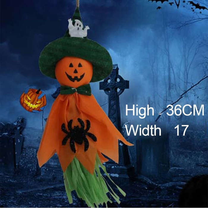 Halloween Hanging Ghost Pendant Pumpkin Halloween Decorations, Random Color Delivery, Pumpkin