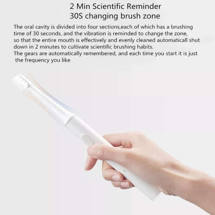 Original Xiaomi Mijia T100 Sonic Electric Toothbrush, T100 (Pink), T100 (Blue), T100 (White)