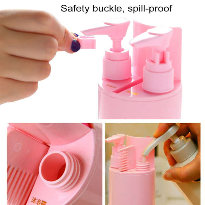 Creative 7 in 1 Portable Gargle Cup Shampoo Sub-Bottle Towel Toothbrush Comb Make-up Mirror Trave...