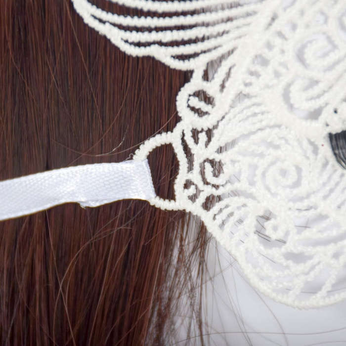 Halloween Masquerade Party Dance  Sexy Lady Lace Cat King Mask, Cat King