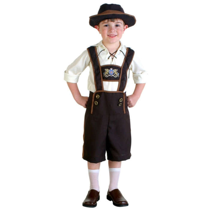 Halloween Costume Children Beer Costume Oktoberfest Suits England Style Cosplay, Size:XL, Waistli...