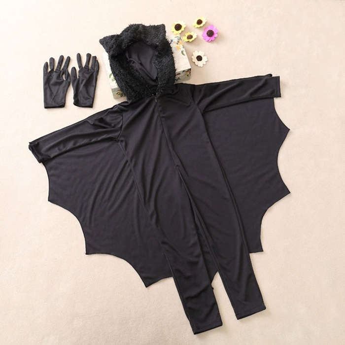 Halloween Costume Children Jumpsuit Bat Style Cosplay Costumes Stage Suit Size:XL, Suggested Heig...