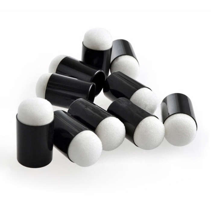 10 PCS Finger Painting Sponge Daubers Coloring Foam Fingertips, Finger Painting Sponge