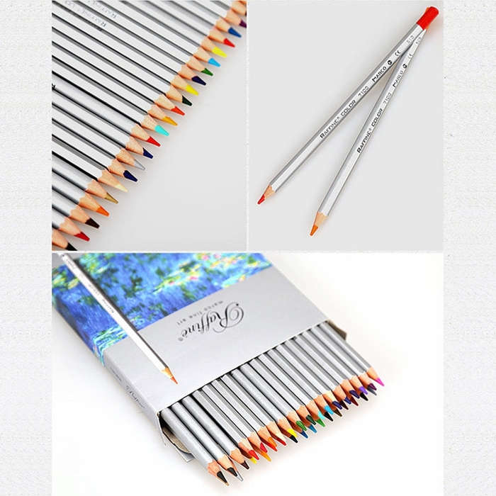 Professional Art Sketch Coloring Books Drawing Vibrant Colors 48-color Wooden Colored Pencils Set...