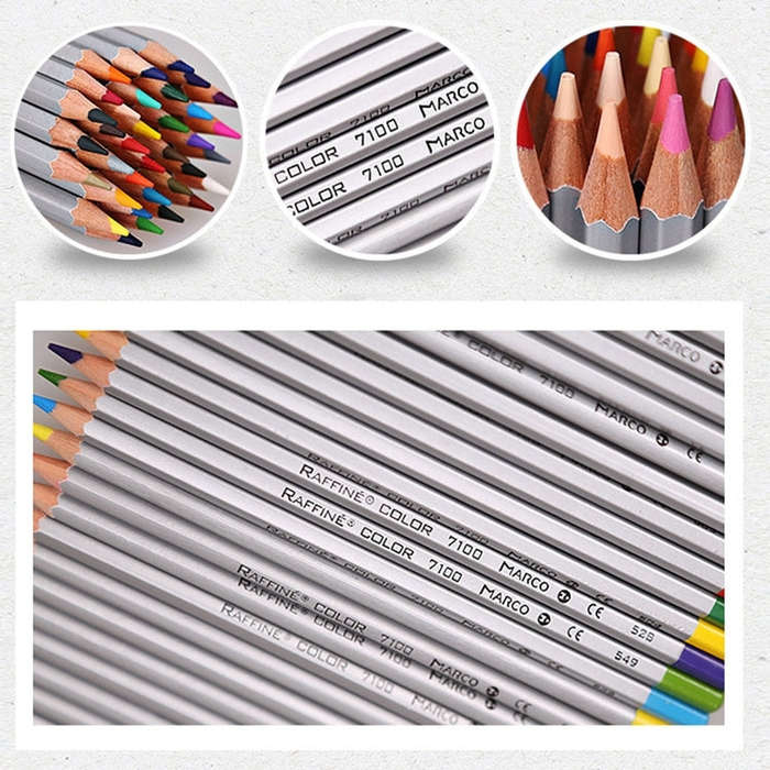 Professional Art Sketch Coloring Books Drawing Vibrant Colors 48-color Wooden Colored Pencils Set...