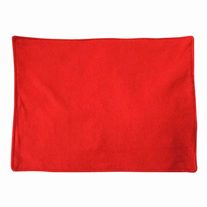 Christmas Decoration Santa Claus Suit Placemat with Glove Cutlery Holder, Santa