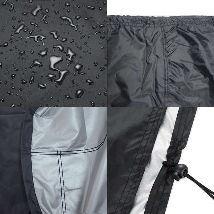 Outdoor Anti-UV Waterproof Dust-proof 210D Oxford Cloth BBQ Circle Protective Bag Charcoal Barbeq...