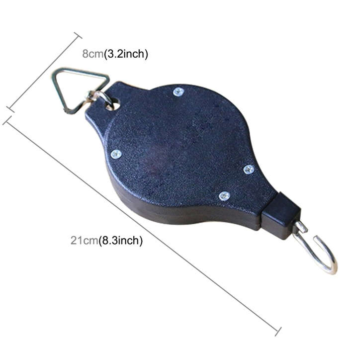 Plant Pulley Adjustable Heavy Duty Hanging Hooks Plant Hangers for Hanging Planters, Pulley Hangi...