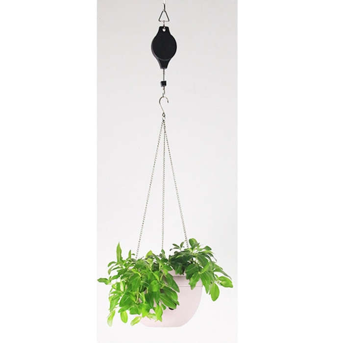 Plant Pulley Adjustable Heavy Duty Hanging Hooks Plant Hangers for Hanging Planters, Pulley Hangi...