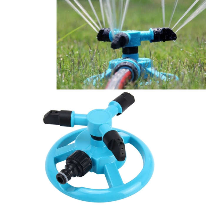 Garden Automatic Rotating Nozzle 360 Degree Rotary Automatic Sprinkler Garden Lawn Watering Nozzl...