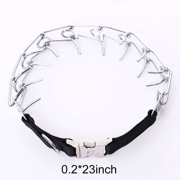 Pet Dogs High Quality Metal Collar Adjustable Chain Specific Training Dogs Chain Collar, Size: 4....