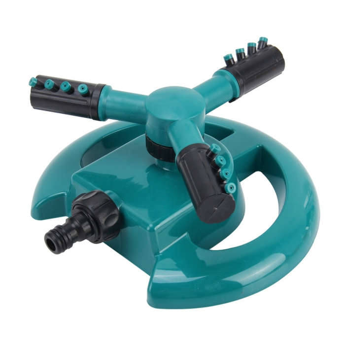 Garden Automatic Rotating Nozzle 360 Degree Rotary Automatic Sprinkler Garden Lawn Watering Nozzl...
