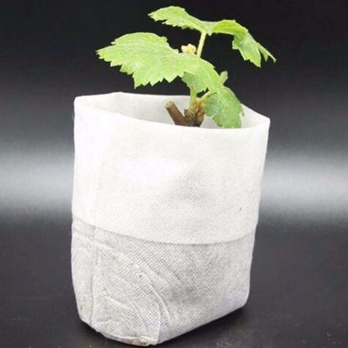 100pcs/Pack Nursery Pots Seedling-Raising Bags Environmental Non-woven Nursery Bags, 1000 PCS Nur...