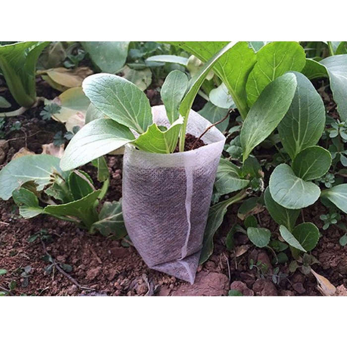100pcs/Pack Nursery Pots Seedling-Raising Bags Environmental Non-woven Nursery Bags, 1000 PCS Nur...
