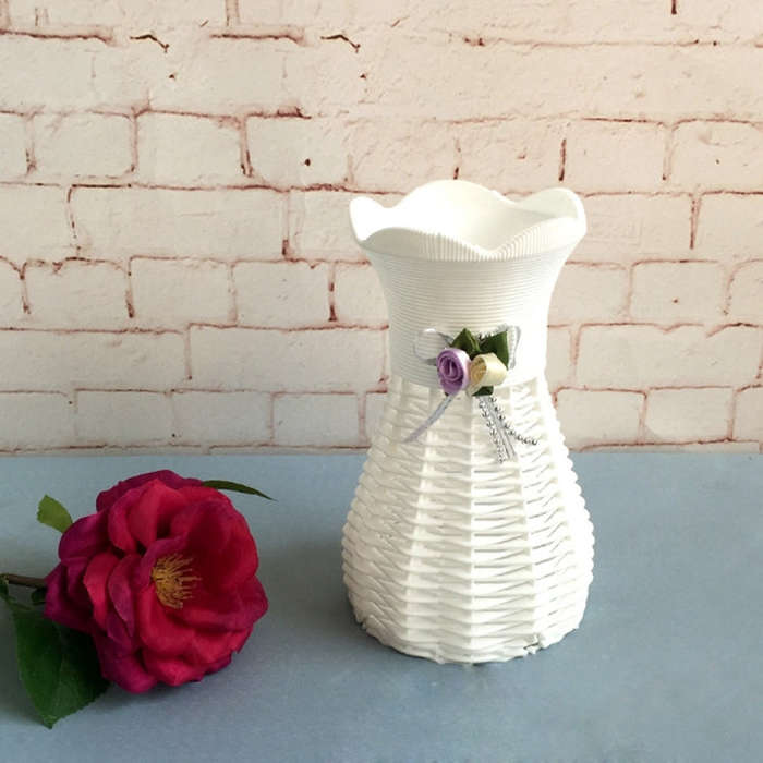 Plastic Flower Pots Medium Size Flower Pots Fashion Balcony Garden Plant Planter Home Decoration,...