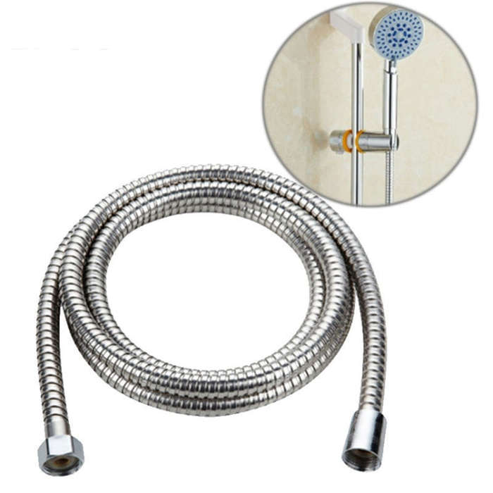 1.5m Flexible Stainless Steel Showerhead Hose Pipe Copper Core Interface Anti Burst Bath Water Pi...