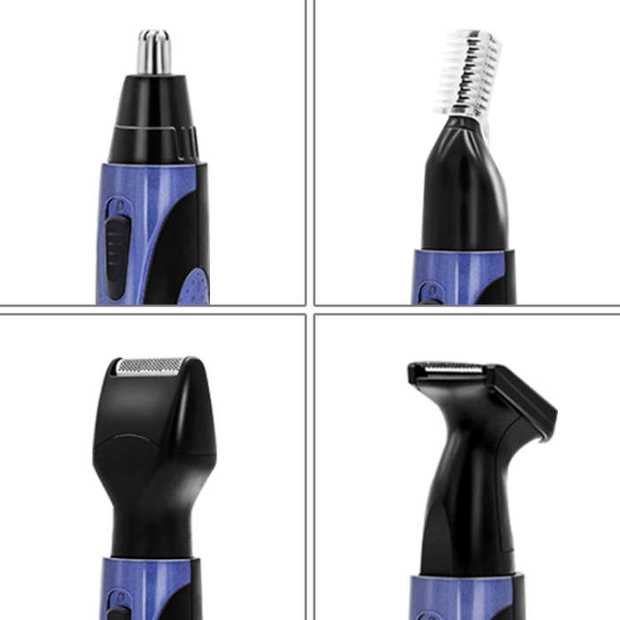 SPORTSMAN Four-in-one USB Rechargeable Ear Nose Trimmer Beard Face Shaver Eyebrows Hair Trimmer F...