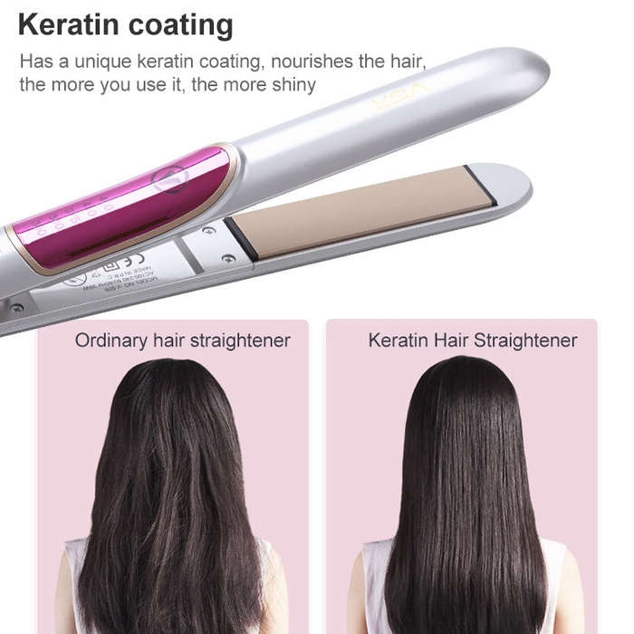 VGR V-509 35W 5 Gears AdjustableHair Straightening Curling Iron Dual-use, Plug Type: EU Plug, V-5...