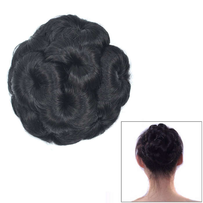 Wig Ball Head Flower Hairpin Hair Bag Wig Headband for Bride, 2M30#, 04C#, 2M33#, BUG#, 1#, 2#, 3...