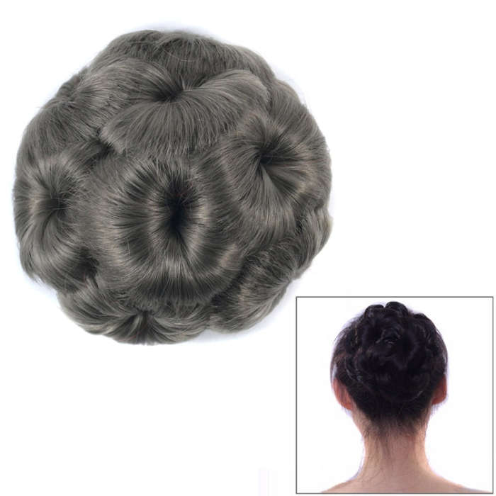 Wig Ball Head Flower Hairpin Hair Bag Wig Headband for Bride, 2M30#, 04C#, 2M33#, BUG#, 1#, 2#, 3...