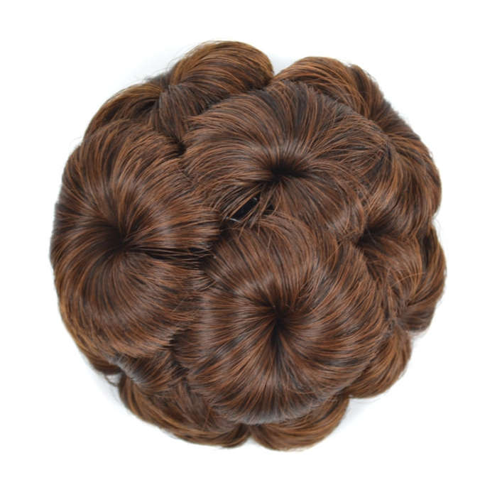 Wig Ball Head Flower Hairpin Hair Bag Wig Headband for Bride, 2M30#, 04C#, 2M33#, BUG#, 1#, 2#, 3...