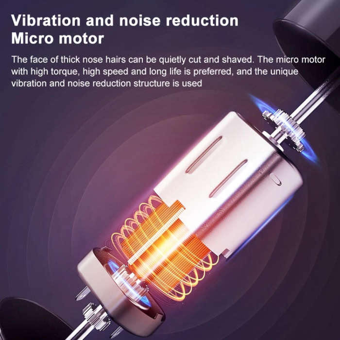 Original Xiaomi Youpin ShowSee DC 1.5V 2W Portable Waterproof Safe Electric Nose Hair Trimmer Sha...