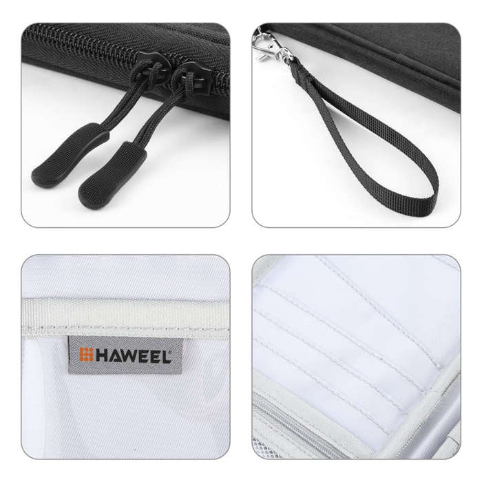 HAWEEL Clutch Bag Passport Wallet Document Organizer Credit Cards Case Bag, Clutch Bag