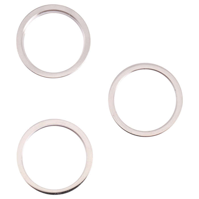 3 PCS Rear Camera Glass Lens Metal Outside Protector Hoop Ring for iPhone 13 Pro, For iPhone 13 Pro