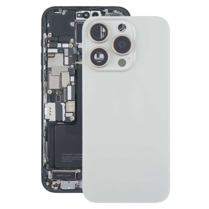 For iPhone 15 Pro Battery Back Cover with Camera Lens Cover + MagSafe Magnet, For iPhone 15 Pro (...