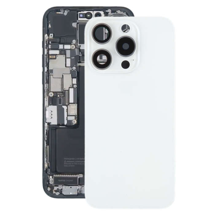 For iPhone 15 Pro Battery Back Cover with Camera Lens Cover + MagSafe Magnet, For iPhone 15 Pro (...