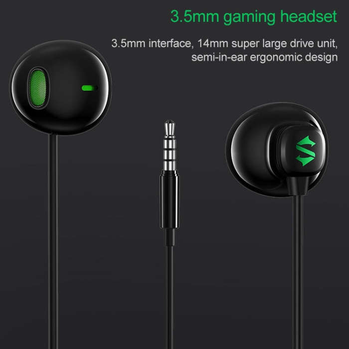 Original Xiaomi Black Shark 3.5mm Wire-controlled Semi-in-ear Gaming Earphone, Support Calls, Cab...