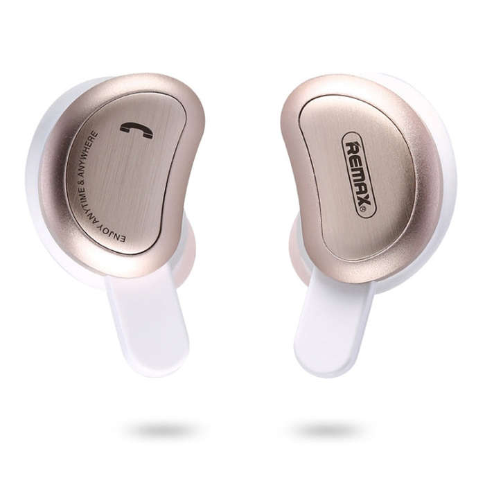 REMAX TWS-1 Half Moon Shaped Bluetooth 4.2 Wireless Bluetooth Earphone with Charging Box, TWS-1 G...