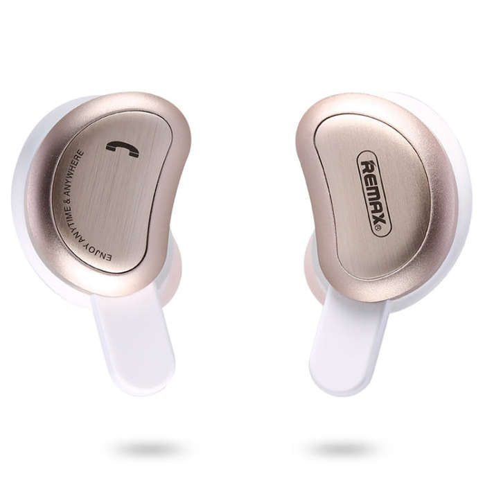 REMAX TWS-1 Half Moon Shaped Bluetooth 4.2 Wireless Bluetooth Earphone with Charging Box, TWS-1 G...