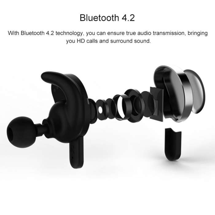 REMAX TWS-1 Half Moon Shaped Bluetooth 4.2 Wireless Bluetooth Earphone with Charging Box, TWS-1 G...
