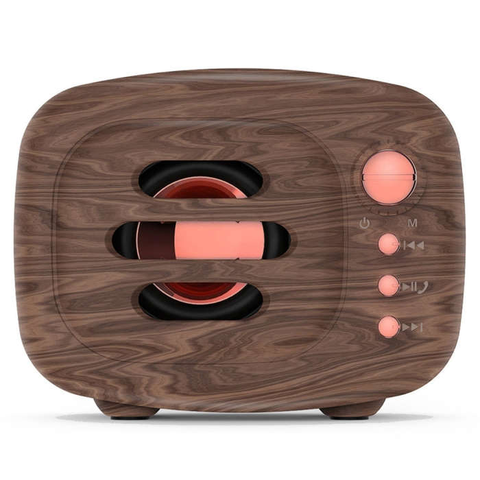B11 Bluetooth 5.0 Retro Style Wireless Bluetooth Speaker, Supports Hands-free Calling & 32GB TF C...