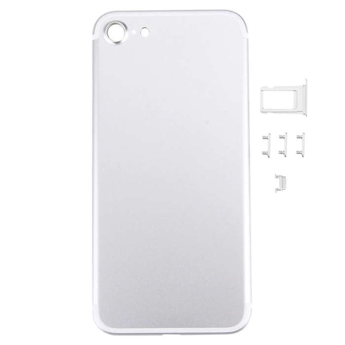 5 in 1 for iPhone 7 (Back Cover + Card Tray + Volume Control Key + Power Button + Mute Switch Vib...