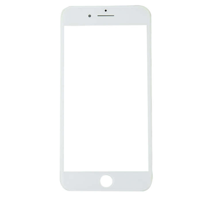 for iPhone 8 Plus Front Screen Outer Glass Lens with Front LCD Screen Bezel Frame, For iPhone 8 P...