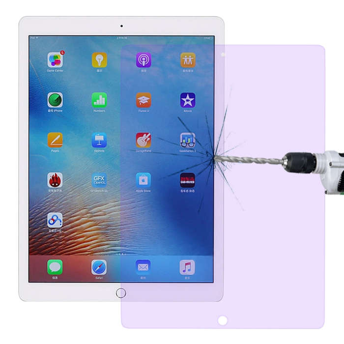 0.33mm 9H 2.5D Anti Blue-ray Explosion-proof Tempered Glass Film for iPad Pro 12.9 (2017) / (2015...