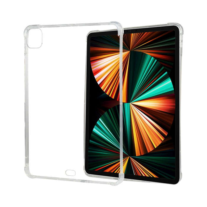 For iPad Pro 12.9 2022 / 2021 Four-corner Airbag Anti-drop Transparent Protective Tablet Case wit...