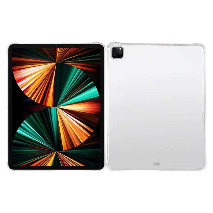 For iPad Pro 12.9 2022 / 2021 Four-corner Airbag Anti-drop Transparent Protective Tablet Case wit...