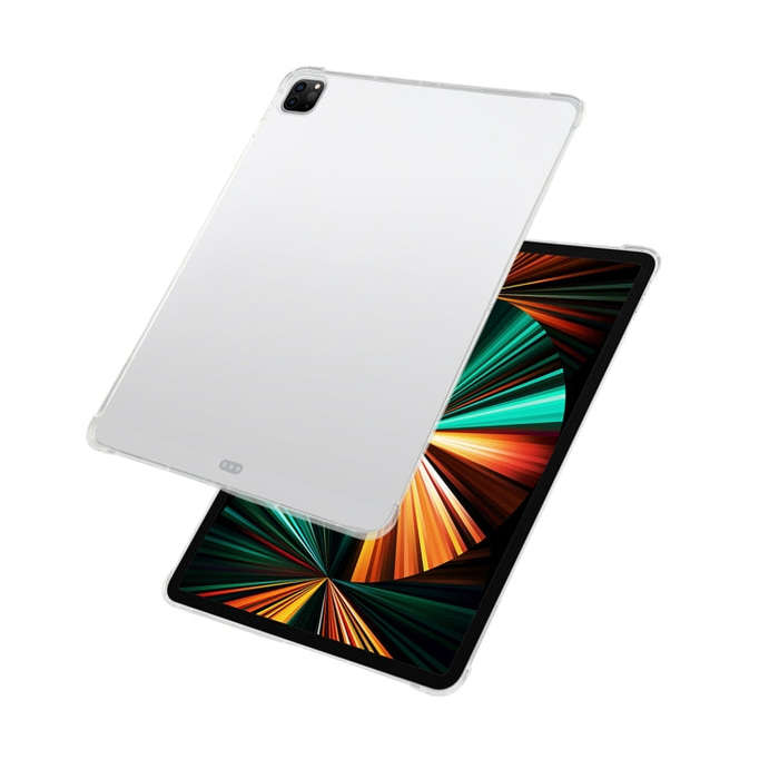 For iPad Pro 12.9 2022 / 2021 Four-corner Airbag Anti-drop Transparent Protective Tablet Case wit...