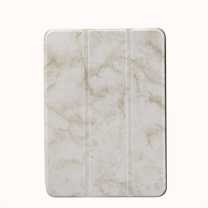 Marble Texture Pattern Horizontal Flip Leather Case for iPad Mini 2019, with Three-folding Holder...