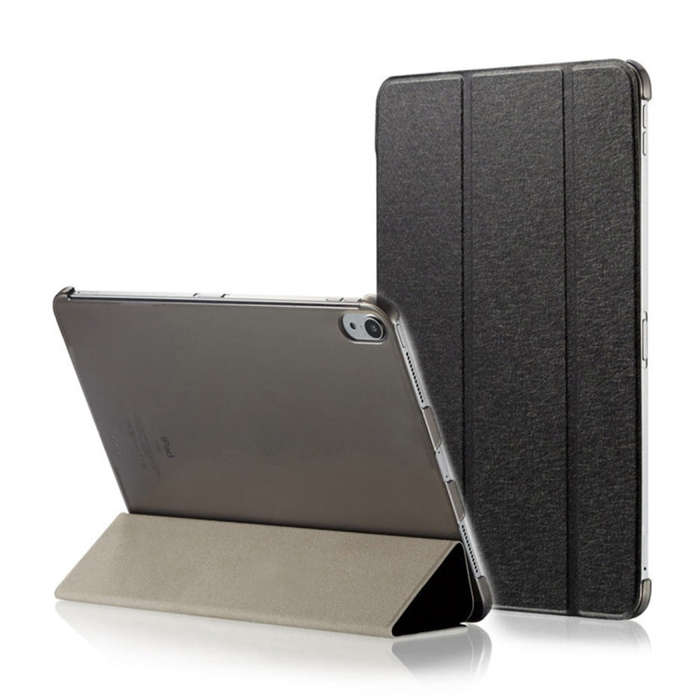 Silk Texture Horizontal Flip Ultra-thin Double-sided Clip Magnetic PU Leather Case for iPad Pro 1...