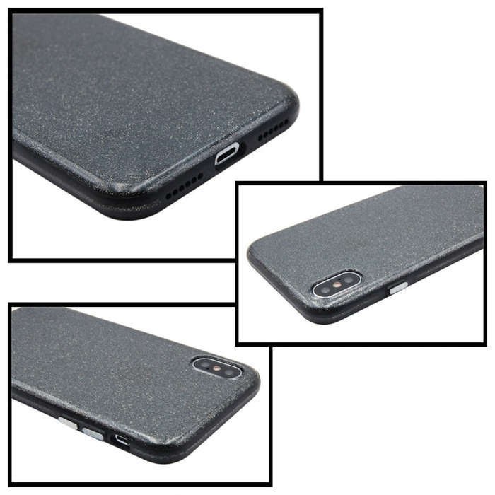 For iPhone X / XS Shimmering Powder PC Protective Back Cover Hard Case