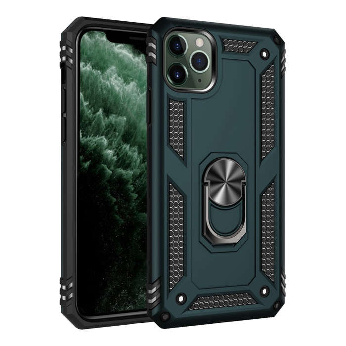 Armor Shockproof TPU + PC Protective Case for iPhone 11 Pro, with 360 Degree Rotation Holder, For...
