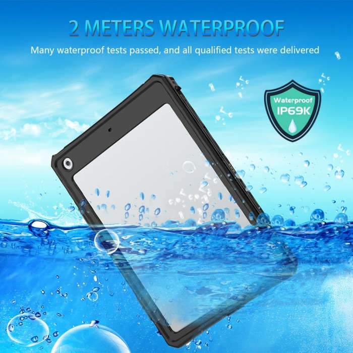 For iPad 10.2 2021 RedPepper Shockproof Waterproof PC + PET + TPU Tablet Protective Case, For iPa...