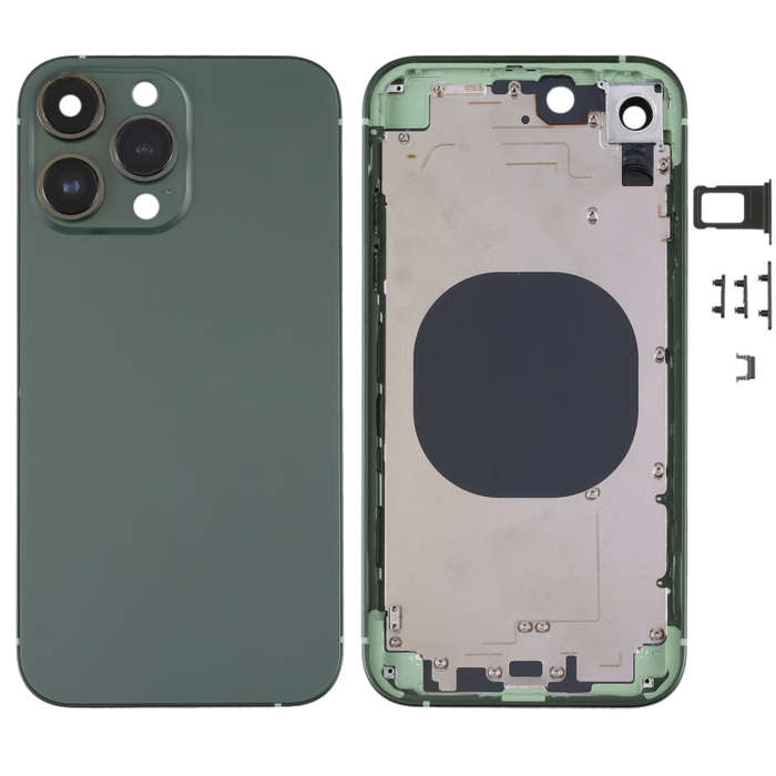 Frosted Frame Back Housing Cover with Appearance Imitation of iP13 Pro for iPhone XR, for iPhone ...