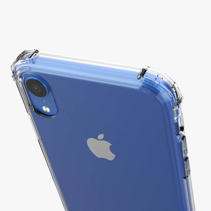 For iPhone XR Shockproof Transparent TPU Soft Case